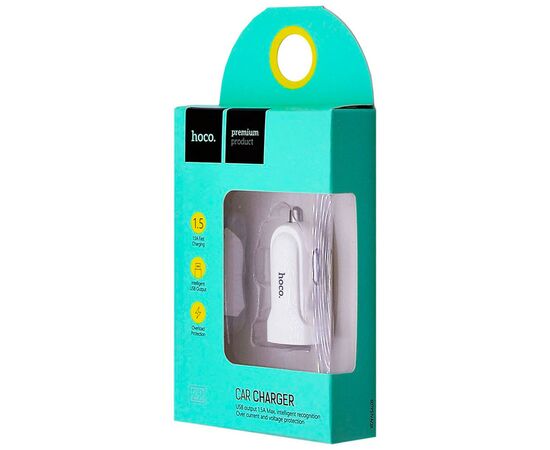 Зарядное устройство HOCO Z2 USB White (6957531039020), изображение 3 Зарядное устройство HOCO Z2 USB White (6957531039020), изображение 3