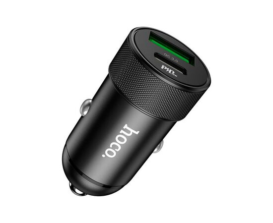 Зарядний пристрій HOCO Z32 USB-A/Type-C Black (6931474739797)