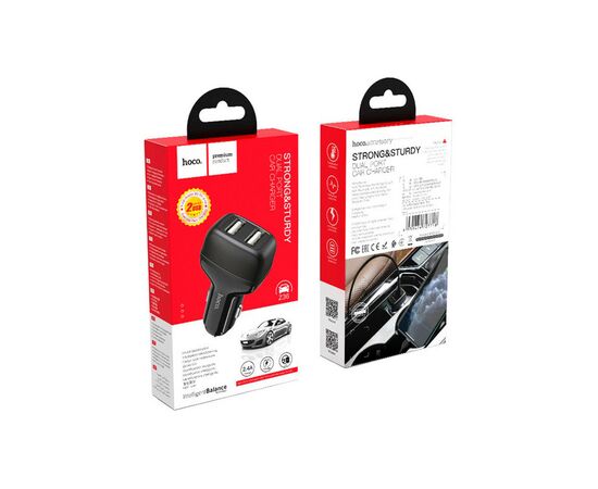 Зарядное устройство HOCO Z36 2xUSB Black (6931474727718), изображение 5 Зарядное устройство HOCO Z36 2xUSB Black (6931474727718), изображение 5