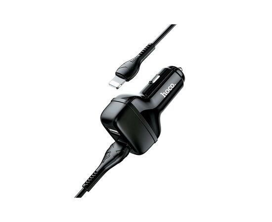 Зарядное устройство HOCO Z36 charger set(iP) 2xUSB Black (6931474727732), изображение 4 Зарядное устройство HOCO Z36 charger set(iP) 2xUSB Black (6931474727732), изображение 4