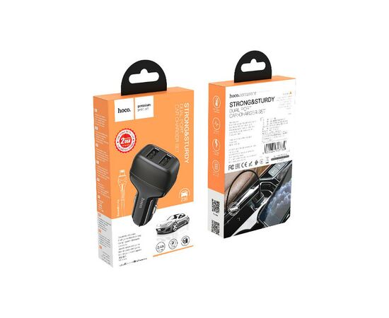 Зарядное устройство HOCO Z36 charger set(iP) 2xUSB Black (6931474727732), изображение 6 Зарядное устройство HOCO Z36 charger set(iP) 2xUSB Black (6931474727732), изображение 6