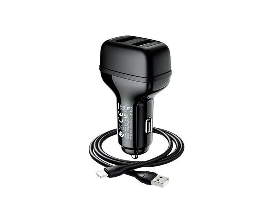 Зарядное устройство HOCO Z36 charger set(iP) 2xUSB Black (6931474727732)