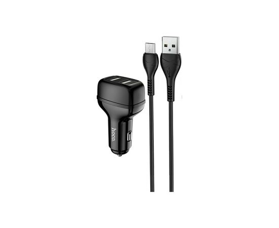Зарядное устройство HOCO Z36 charger set(Micro) 2xUSB Black (6931474727756)
