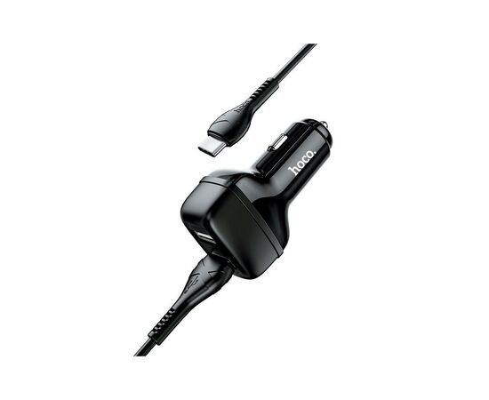Зарядное устройство HOCO Z36 charger set(Type-C) 2xUSB Black (6931474727770), изображение 3 Зарядное устройство HOCO Z36 charger set(Type-C) 2xUSB Black (6931474727770), изображение 3