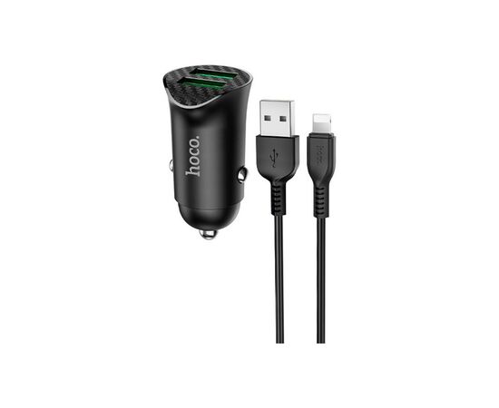 Зарядное устройство HOCO Z39 2xUSB Black (6931474735041)