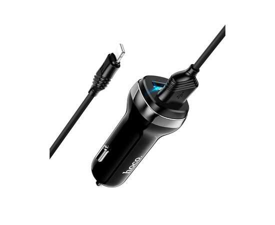 Зарядное устройство HOCO Z40 charger set (iP) 2xUSB Black (6931474739674), изображение 3 Зарядное устройство HOCO Z40 charger set (iP) 2xUSB Black (6931474739674), изображение 3