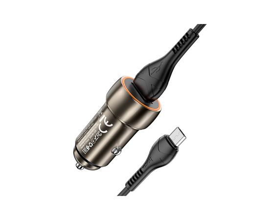 Зарядное устройство HOCO Z46 USB Metal Gray (6931474770295), изображение 3 Зарядное устройство HOCO Z46 USB Metal Gray (6931474770295), изображение 3