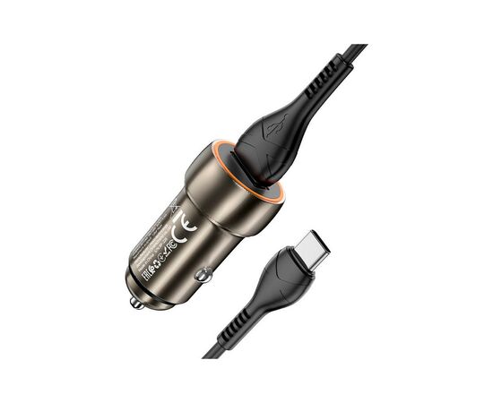 Зарядное устройство HOCO Z46 USB Metal Gray (6931474770318), изображение 3 Зарядное устройство HOCO Z46 USB Metal Gray (6931474770318), изображение 3