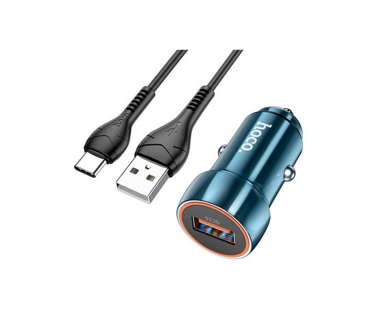 Зарядное устройство HOCO Z46 USB Sapphire Blue (6931474770325), изображение 2