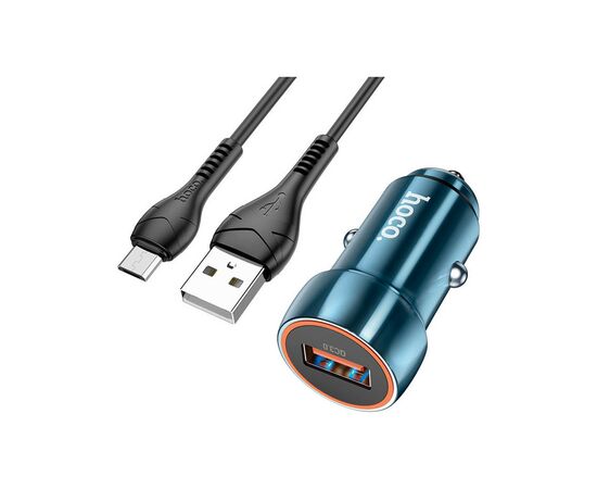 Зарядное устройство HOCO Z46 USB Sapphire Blue (6931474770301), изображение 2 Зарядное устройство HOCO Z46 USB Sapphire Blue (6931474770301), изображение 2