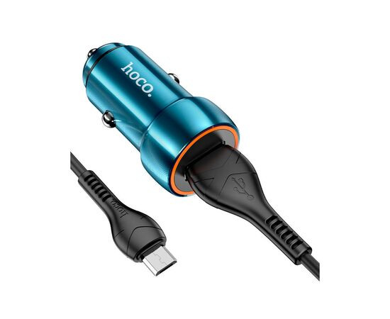 Зарядное устройство HOCO Z46 USB Sapphire Blue (6931474770301), изображение 3 Зарядное устройство HOCO Z46 USB Sapphire Blue (6931474770301), изображение 3