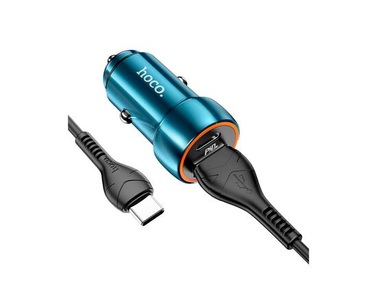 Зарядное устройство HOCO Z46A USB Type-C Sapphire Blue (6931474770387), изображение 3 Зарядное устройство HOCO Z46A USB Type-C Sapphire Blue (6931474770387), изображение 3