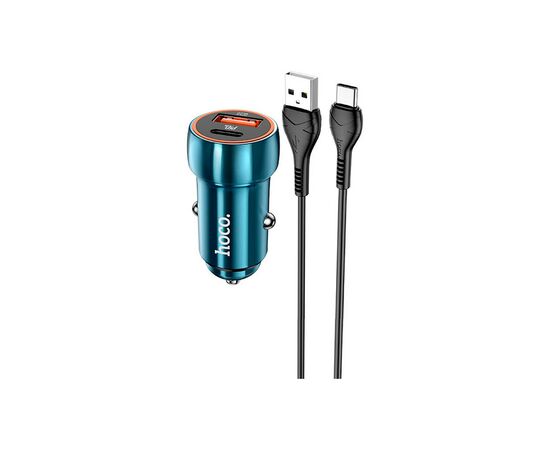 Зарядний пристрій HOCO Z46A USB Type-C Sapphire Blue (6931474770387)