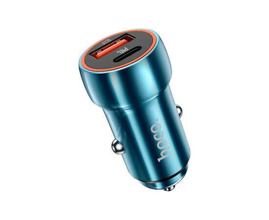 Зарядное устройство HOCO Z46A USB-A/Type-C Sapphire Blue (6931474770349), изображение 3 Зарядное устройство HOCO Z46A USB-A/Type-C Sapphire Blue (6931474770349), изображение 3
