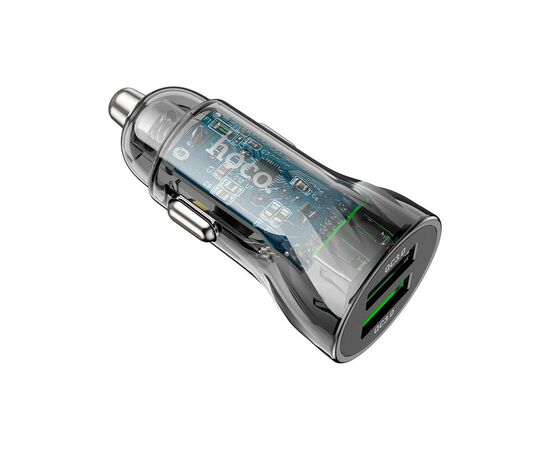 Зарядное устройство HOCO Z47 Transparent Discovery Edition 2xUSB Black (6931474782212), изображение 3 Зарядное устройство HOCO Z47 Transparent Discovery Edition 2xUSB Black (6931474782212), изображение 3
