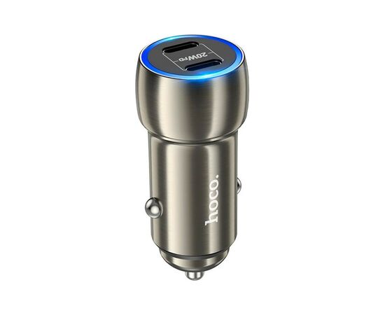 Зарядное устройство HOCO Z48 Tough Type-С/Type-C Metal Gray (6931474795014), изображение 3 Зарядное устройство HOCO Z48 Tough Type-С/Type-C Metal Gray (6931474795014), изображение 3