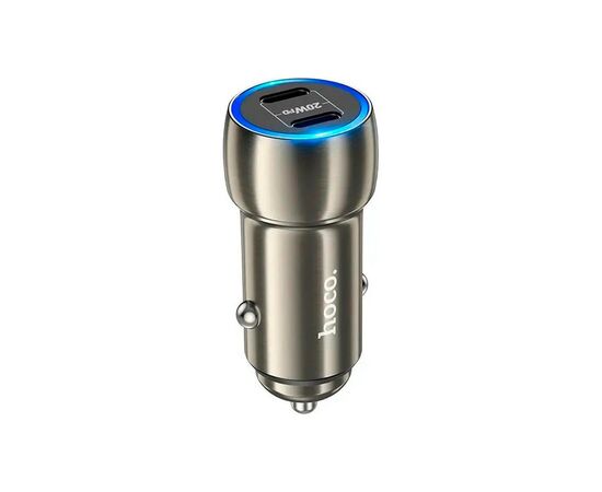 Зарядное устройство HOCO Z48 Tough Type-С/Type-C Metal Gray (6931474795038), изображение 3