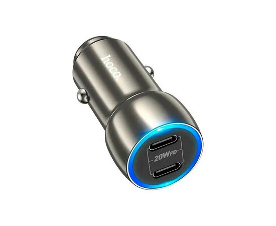 Зарядное устройство HOCO Z48 Tough Type-С/Type-C Metal Gray (6931474795038), изображение 4