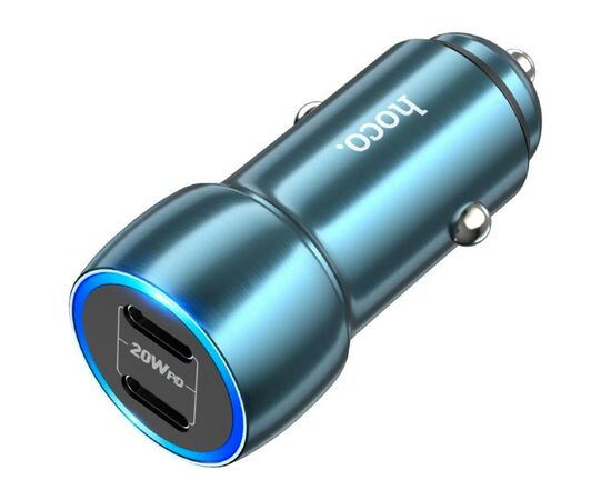 Зарядное устройство HOCO Z48 Tough Type-С/Type-C Sapphire Blue (6931474795045), изображение 2 Зарядное устройство HOCO Z48 Tough Type-С/Type-C Sapphire Blue (6931474795045), изображение 2