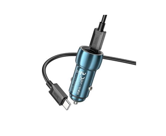Зарядное устройство HOCO Z48 Tough Type-С/Type-C Sapphire Blue (6931474795045), изображение 4 Зарядное устройство HOCO Z48 Tough Type-С/Type-C Sapphire Blue (6931474795045), изображение 4