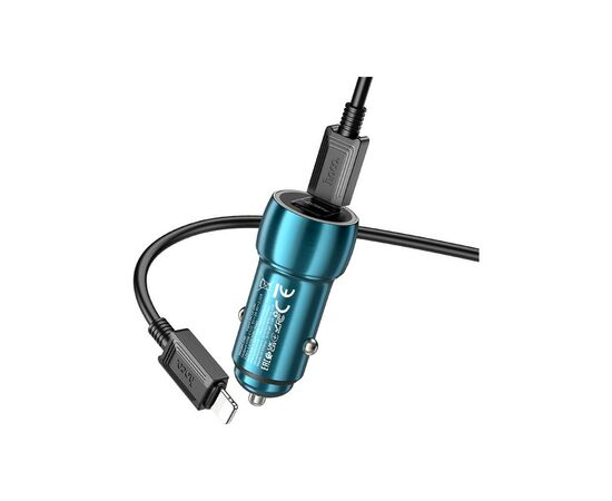 Зарядное устройство HOCO Z48 Tough Type-С/Type-C Sapphire Blue (6931474795021), изображение 3 Зарядное устройство HOCO Z48 Tough Type-С/Type-C Sapphire Blue (6931474795021), изображение 3
