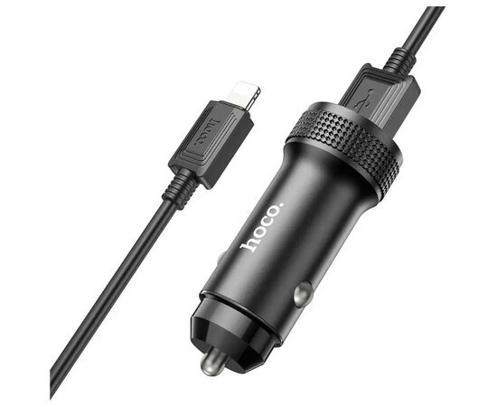 Зарядное устройство HOCO Z49 Level USB-A + USB-A Black (6931474795625), изображение 3