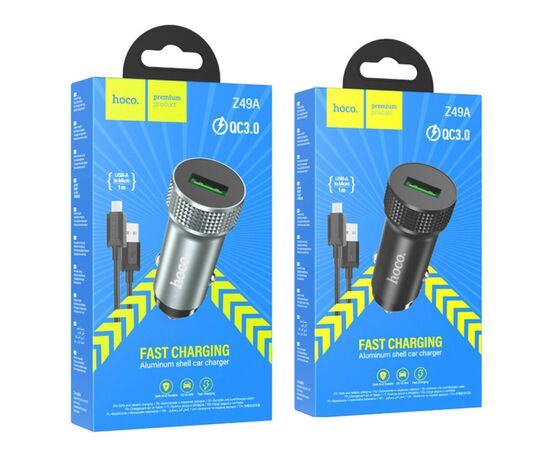 Зарядное устройство HOCO Z49A Level USB Black (6931474795700), изображение 5 Зарядное устройство HOCO Z49A Level USB Black (6931474795700), изображение 5