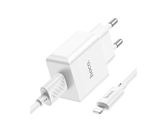 Зарядное устройство HOCO C106A charger set(iP) White (6931474783899), изображение 4 Зарядное устройство HOCO C106A charger set(iP) White (6931474783899), изображение 4