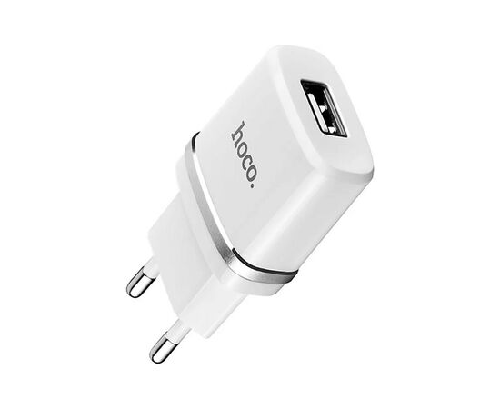 Зарядное устройство HOCO C11 charger set (iP cable) White (6957531047735), изображение 2 Зарядное устройство HOCO C11 charger set (iP cable) White (6957531047735), изображение 2