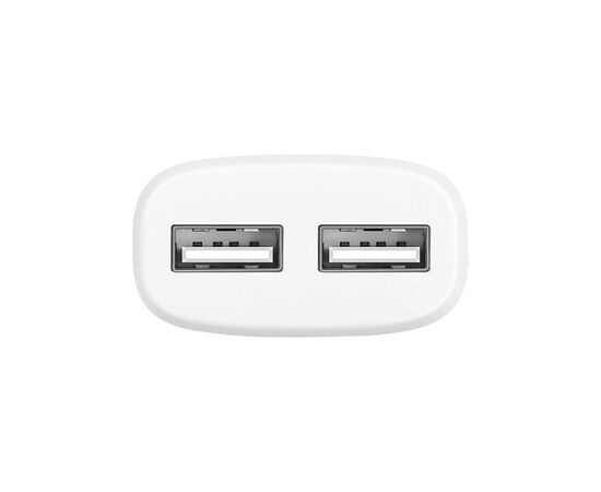 Зарядное устройство HOCO C12 Smart dual USB (Micro cable)charger set White (6957531047773), изображение 3