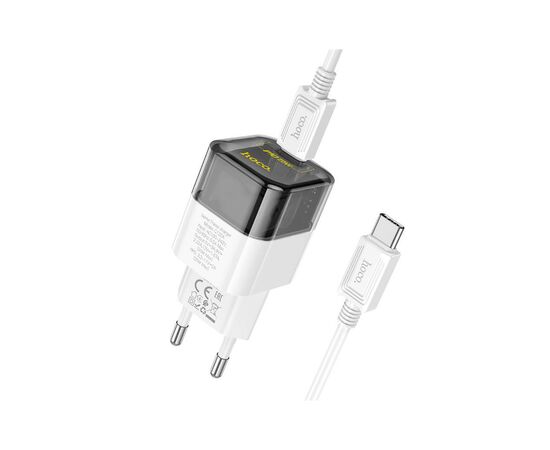 Зарядное устройство HOCO C125A Transparent Transparent Black (6931474798374), изображение 3 Зарядное устройство HOCO C125A Transparent Transparent Black (6931474798374), изображение 3