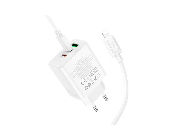 Зарядное устройство HOCO C126A Pure White (6931474798732), изображение 3 Зарядное устройство HOCO C126A Pure White (6931474798732), изображение 3