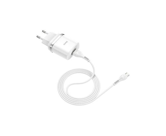 Зарядное устройство HOCO C12Q Smart QC3.0 charger set(Micro) White (6931474716286), изображение 3