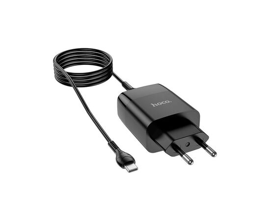 Зарядное устройство HOCO C86A set (Type-C) Black (6931474746313), изображение 3 Зарядное устройство HOCO C86A set (Type-C) Black (6931474746313), изображение 3