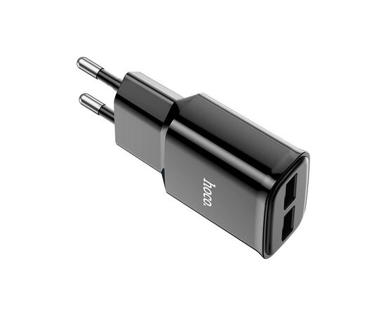 Зарядное устройство HOCO C88A Star round dual port charger set(Type-C) Black (6931474749543), изображение 3 Зарядное устройство HOCO C88A Star round dual port charger set(Type-C) Black (6931474749543), изображение 3