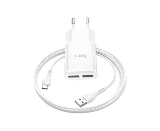 Зарядное устройство HOCO C88A White (6931474749550)