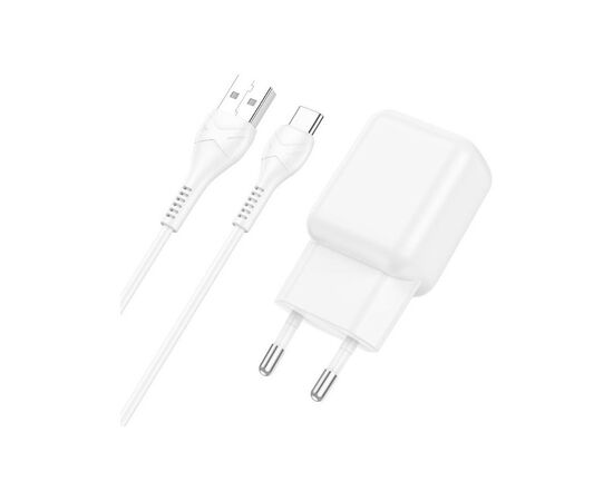 Зарядное устройство HOCO C96A charger set (Type-C) White (6931474766038), изображение 2 Зарядное устройство HOCO C96A charger set (Type-C) White (6931474766038), изображение 2
