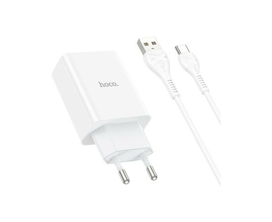 Зарядное устройство HOCO C99A charger set (Type-C) White (6931474767585), изображение 3 Зарядное устройство HOCO C99A charger set (Type-C) White (6931474767585), изображение 3