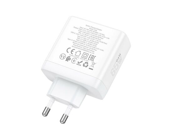 Зарядное устройство HOCO N30 Glory White (6931474784155), изображение 2 Зарядное устройство HOCO N30 Glory White (6931474784155), изображение 2