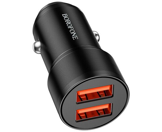 Зарядное устройство BOROFONE BZ19 2 x USB Black (BZ19MB), изображение 2 Зарядное устройство BOROFONE BZ19 2 x USB Black (BZ19MB), изображение 2