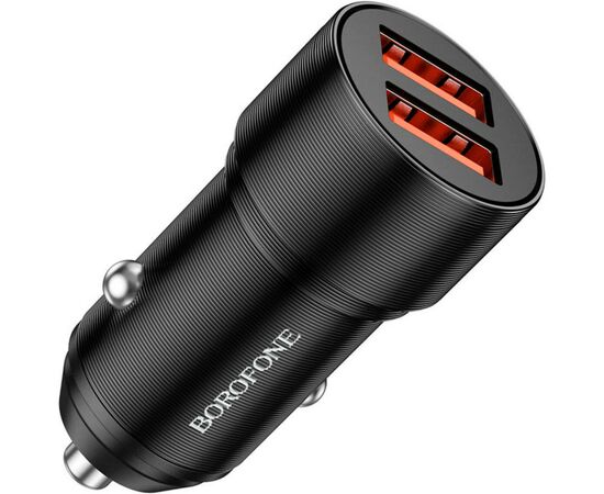 Зарядное устройство BOROFONE BZ19 2 x USB Black (BZ19B)