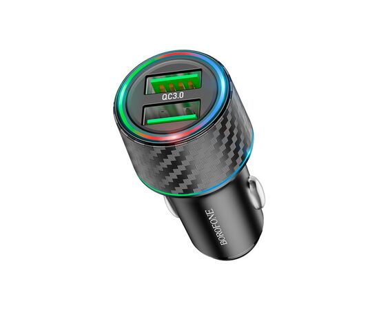 Зарядное устройство BOROFONE BZ21A 2 x USB Black (BZ21AB), изображение 2 Зарядное устройство BOROFONE BZ21A 2 x USB Black (BZ21AB), изображение 2