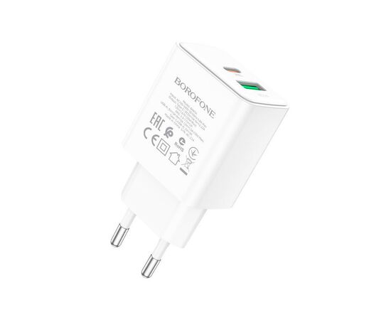 Зарядное устройство BOROFONE BA67A charger set (Type-C to Type-C) White (BA67ACCW), изображение 5 Зарядное устройство BOROFONE BA67A charger set (Type-C to Type-C) White (BA67ACCW), изображение 5