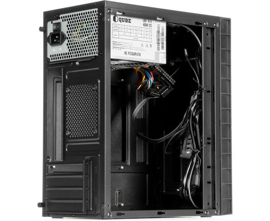 Корпус Qube QB27M 400W Black (QB27M_MN4U3), зображення 7 Корпус Qube QB27M 400W Black (QB27M_MN4U3), зображення 7