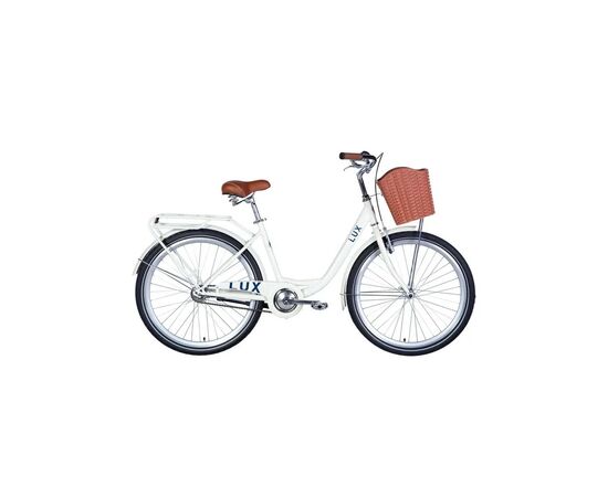 Велосипед Dorozhnik LUX 26" 17" ST 2024 Слонова кість (OPS-D-26-272)