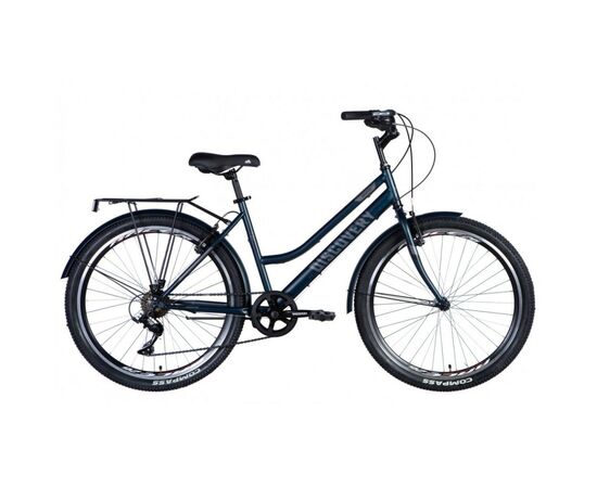 Велосипед Discovery Prestige Woman Vbr 26" 17" ST 2024 Темно-синій (OPS-DIS-26-589)