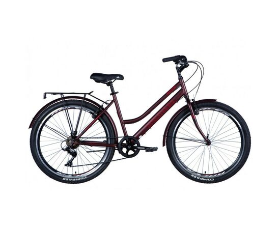 Велосипед Discovery Prestige Woman Vbr 26" 17" ST 2024 Червоний (OPS-DIS-26-588)