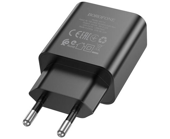 Зарядное устройство BOROFONE BA71A Power Black (BA71AB), изображение 2 Зарядное устройство BOROFONE BA71A Power Black (BA71AB), изображение 2