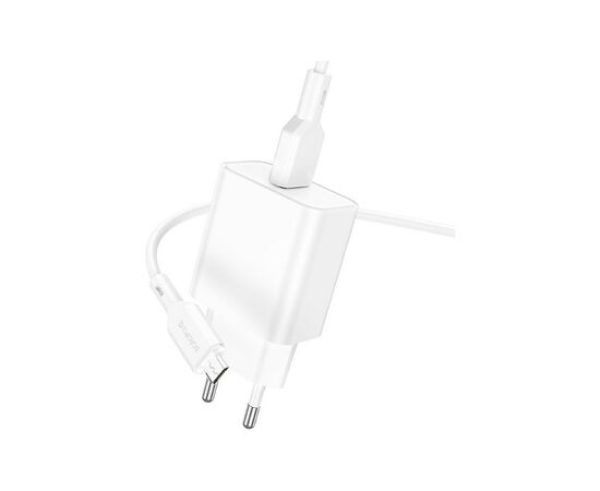 Зарядное устройство BOROFONE BA72A charger set (Micro) White (BA72AMW), изображение 2 Зарядное устройство BOROFONE BA72A charger set (Micro) White (BA72AMW), изображение 2