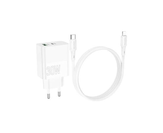 Зарядное устройство BOROFONE BA75A White (BA75ACLW)